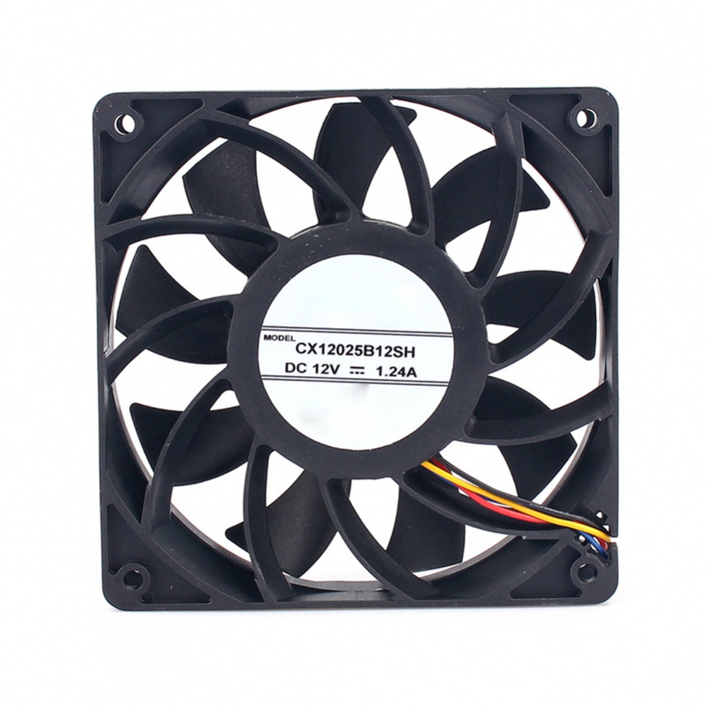 Long lasting Axial Fan with Dual Ball Bearings for PC Cooling 12025