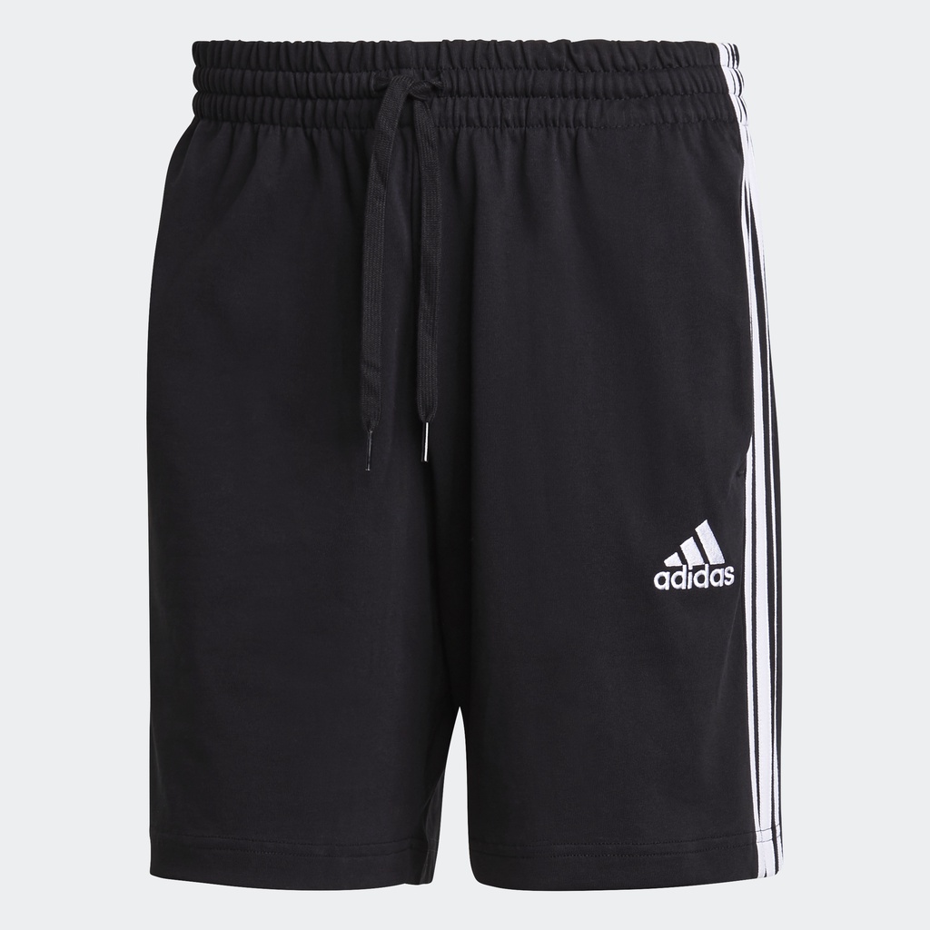 adidas AEROREADY Essentials 3-Stripes Shorts Men Black GK9988 | Shopee ...