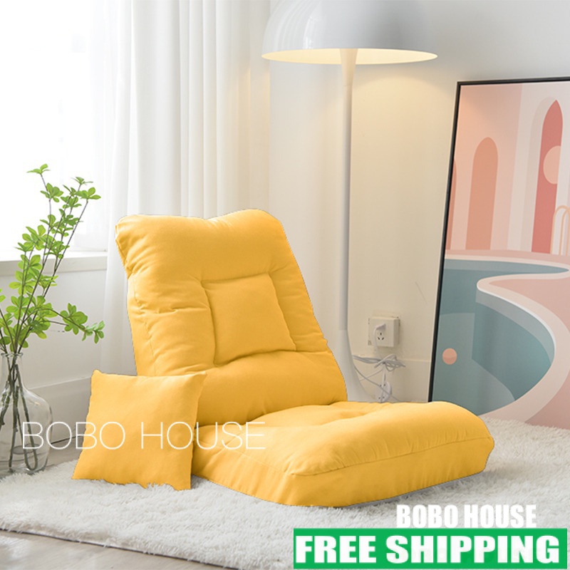 Chair Foldable Lazy Sofa Adjustable Single Folding Sofa Recliner Chair