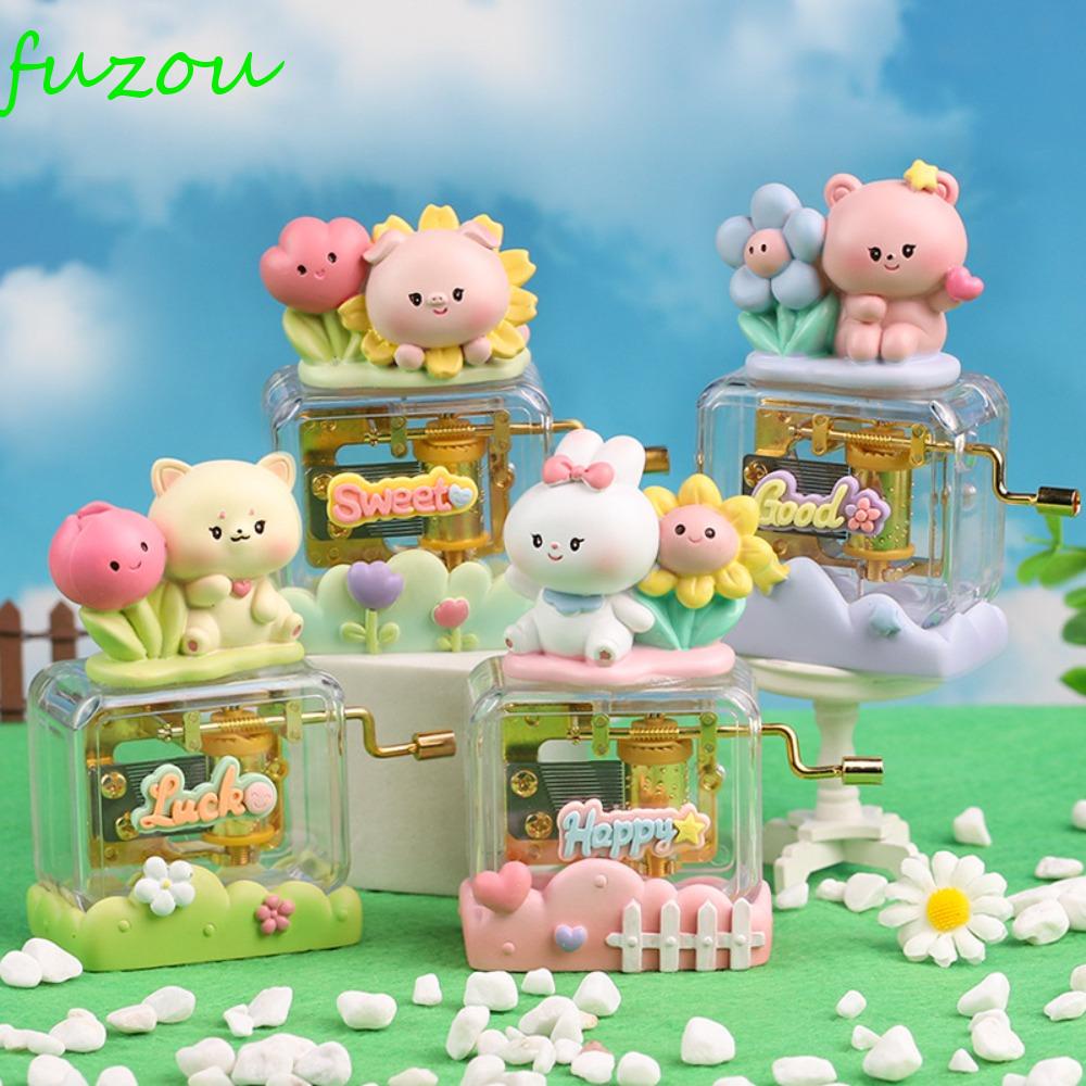 FUZOU Anime Cinnamoroll Music Box, Anime Cartoon Characters Kuromi