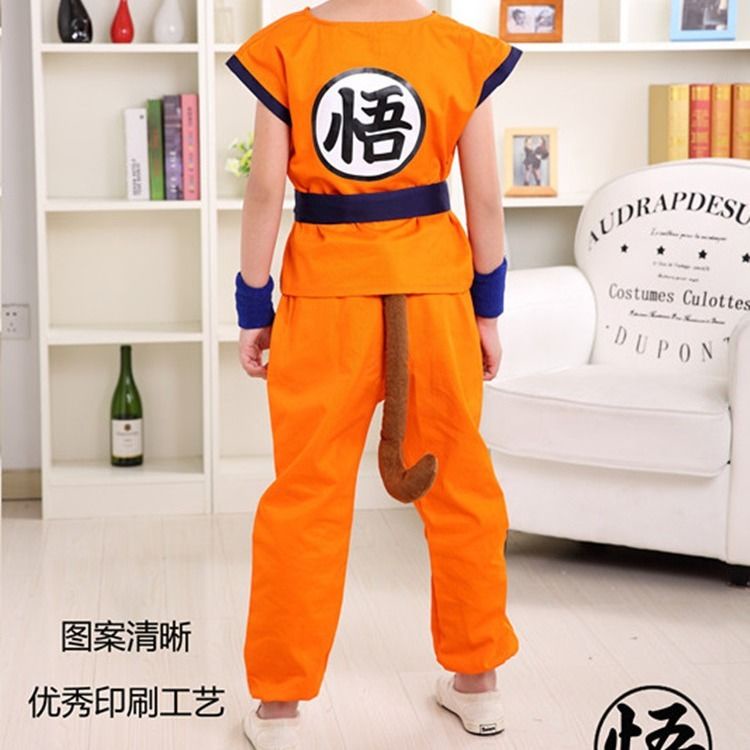 Halloween Dress Up Dragon Ball Z suit Goku Cosplay clothing jacket