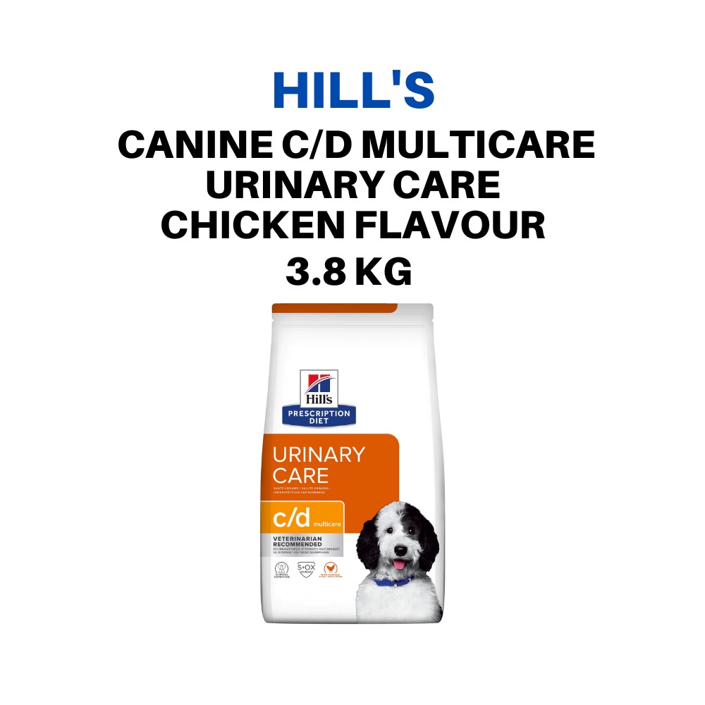 Hill's Prescription Diet Dog C/D Multicare Chicken Flavour 3.8kg