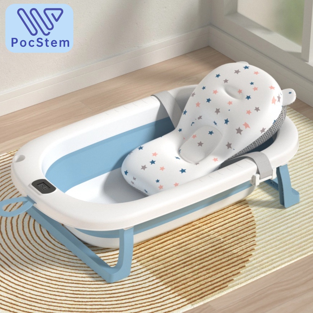 Baby Bath Tub Foldable Bath Tub with Free Cushion Shopee Malaysia