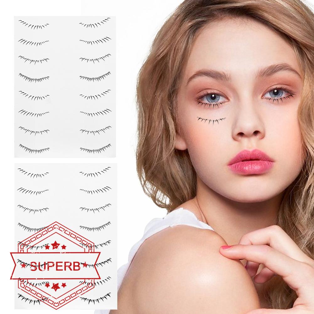 Lazy 3D Lower Eyelash Patch Waterproof Disposable Lower Simulation