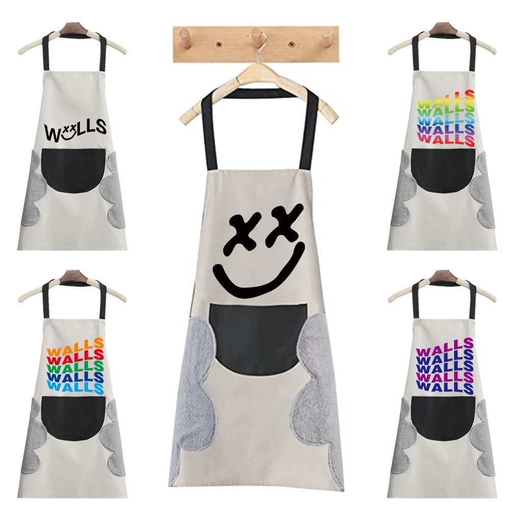 Cooking Work Clothes Light and Thin with Pockets Can Wipe Hands Milk ...