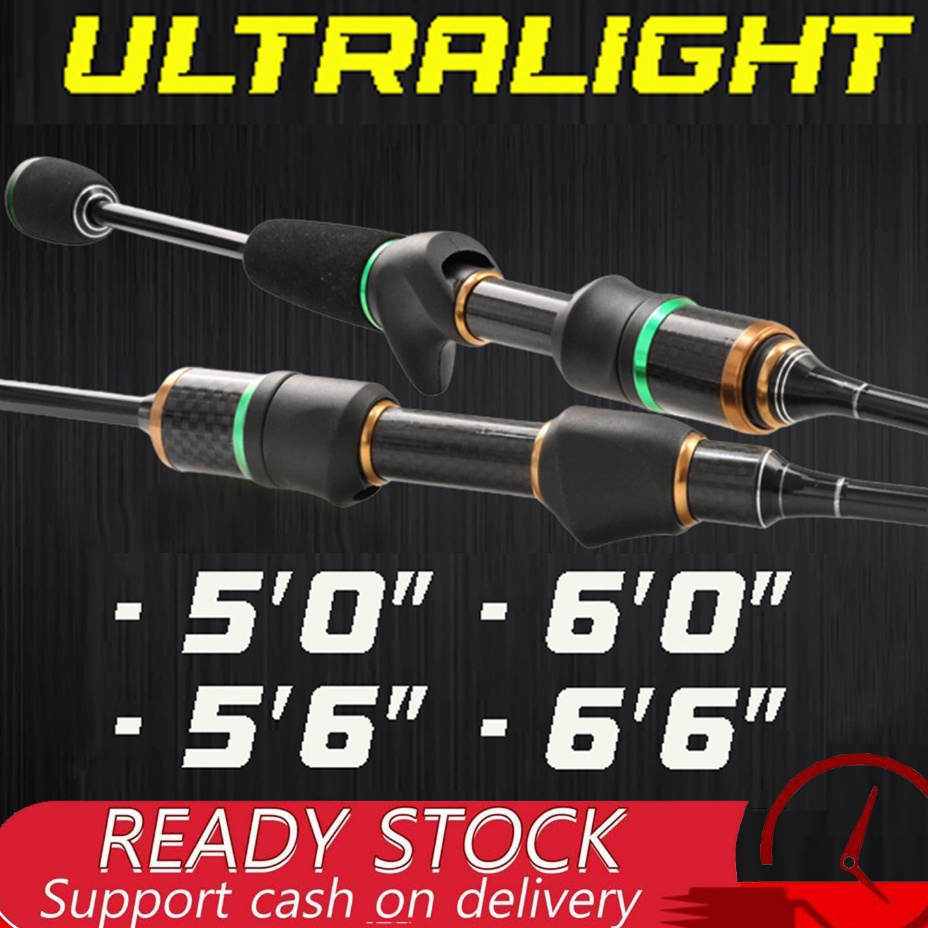 New 1.5m - 1.98m UL Power Fishing Rod Solid Tip Micro-jigging Rod