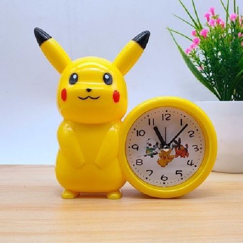 Pikachu Alarm Clock for Kids Students Pokemon Clock for Bedroom Bedside
