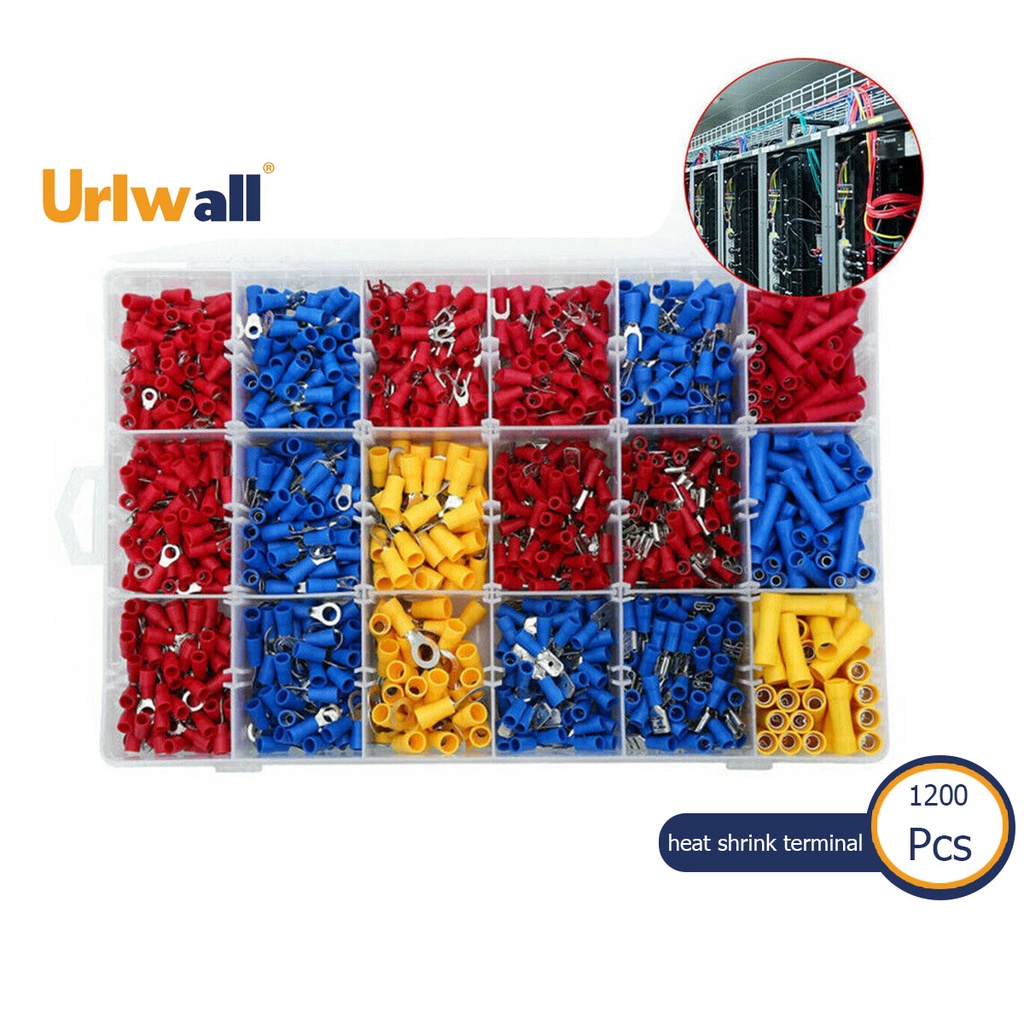 Urlwall Pcs Crimp Spade Terminal Assorted Electrical Wire Cable