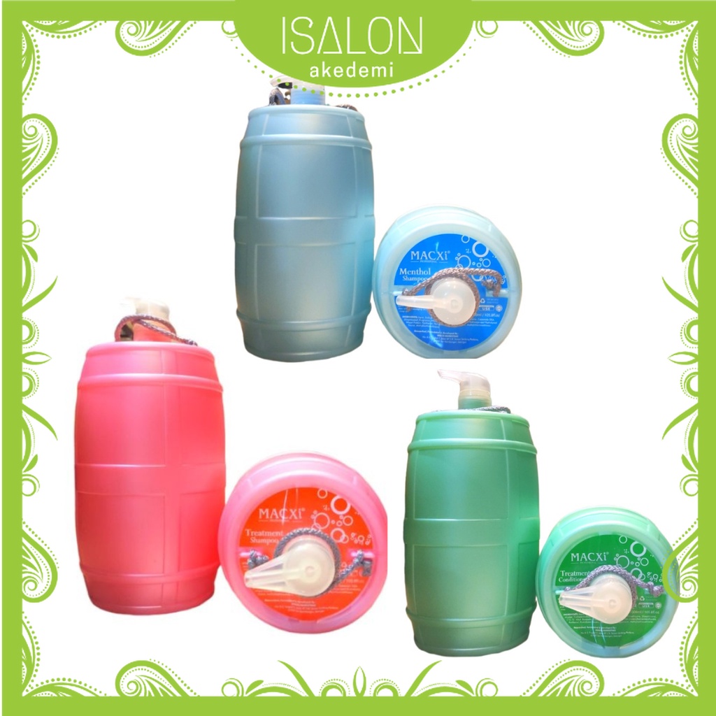 MACXI PROFESSIONAL GALLON HAIR SHAMPOO/CONDITIONER 3000ML SALON