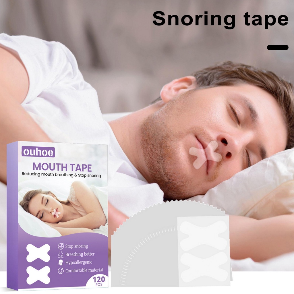 BUYM2 Antisnoring Tape Deep Sleep Aid for Snorers 120pcs Sleep Strips