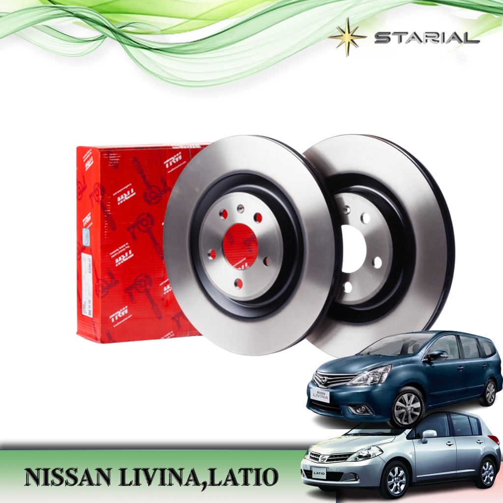 TRW BRAKE DISC ROTOR DRUM / NISSAN GRAND LIVINA XGEAR LATIO / FRONT