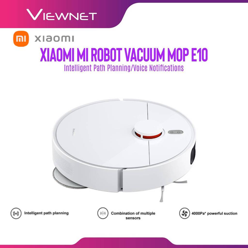 Xiaomi Robot Vacuum E10 Global Version 4000Pa Powerful Sunction/Intelligent Path Planning/Voice