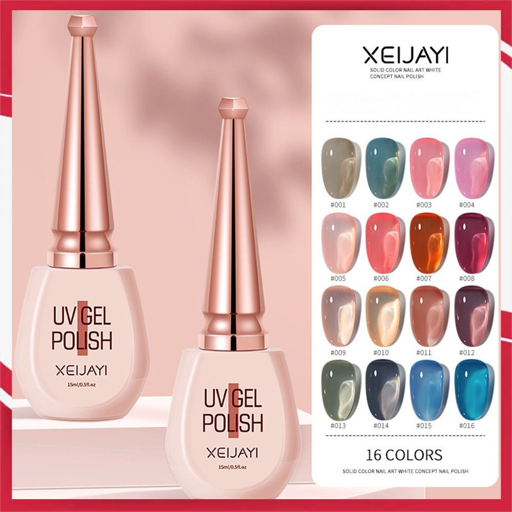 XEIJAYI Throbbing Honey Pomelo Nail Polish Gel Ice Transparent Bare