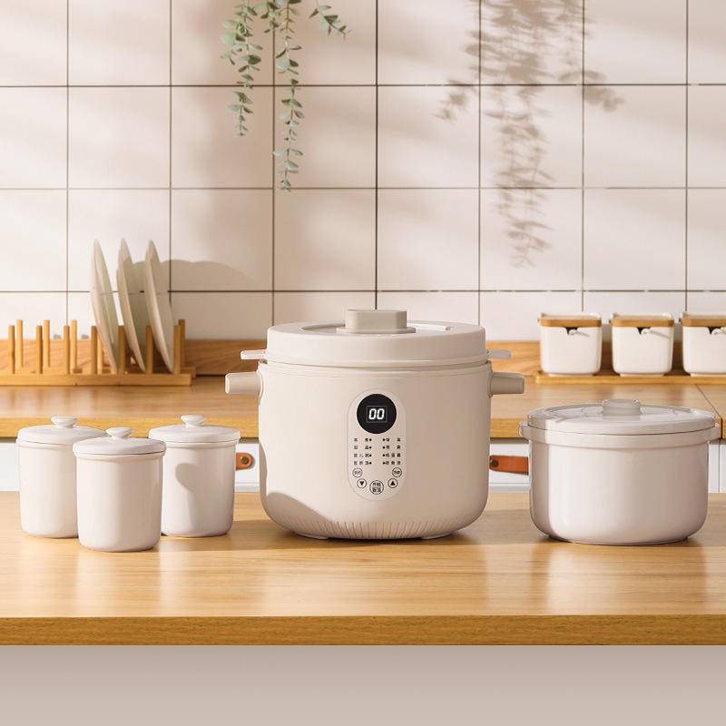 Fully automatic ceramic multifunctional electric stewing pot with water ...