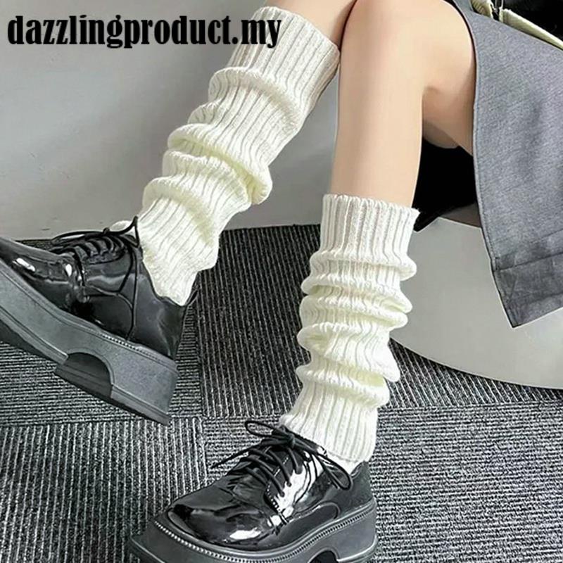 Lolita Leg Warmers Women Long Socks Wool Knitted Foot Cover Arm