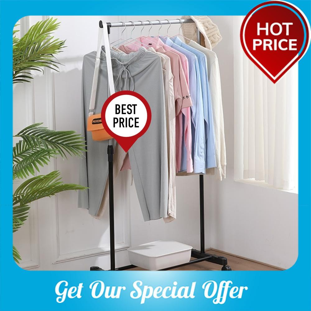 BEST SELLER Stainless Steel Open Cloth Rack Standing Drying Cloth Rack
