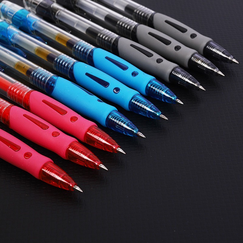 HITAM 10pcs Short Pen Print Pen Liquid Gel Pen Black Ink IDgrosir IDG ...