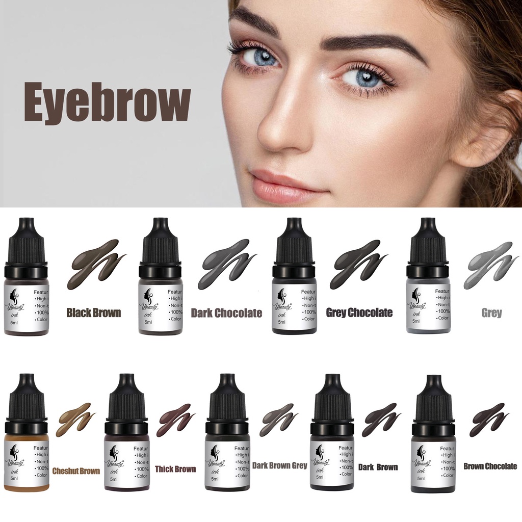 Training To Learn Eyebrow Color 5ML Beginners Practice Tattoo Color