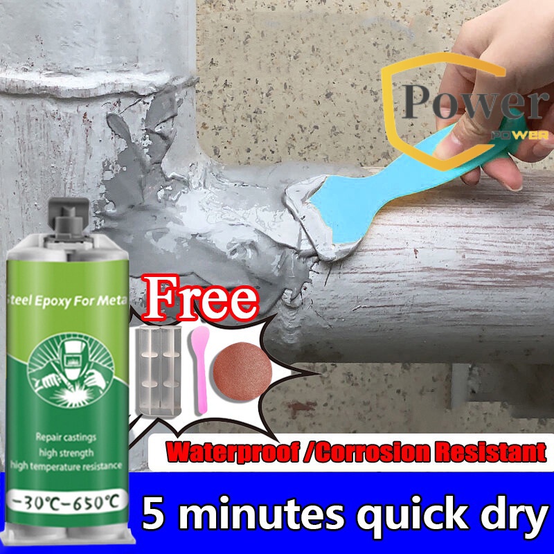 Metal Glue Resistance to Steel Above 650° C Extrusion Metal Repair