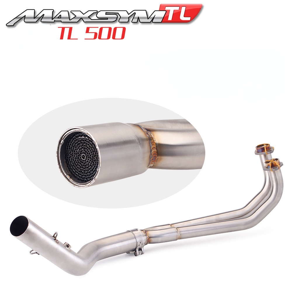 51MM O,D Exhaust Modification Header Pipe Link Fitment For TL500 SYM