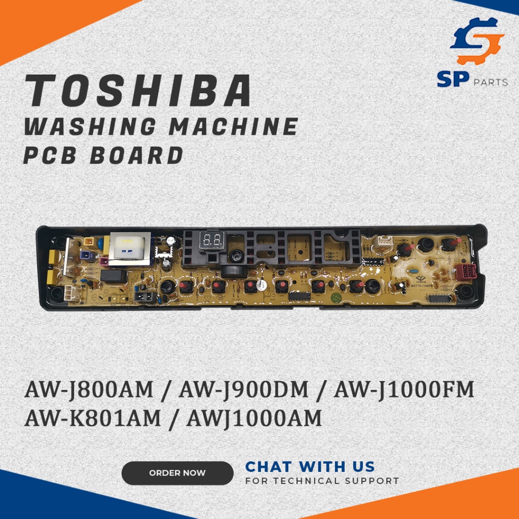 TOSHIBA AW-J800AM / AW-J900DM / AW-J1000FM PCB BOARD CONTROL