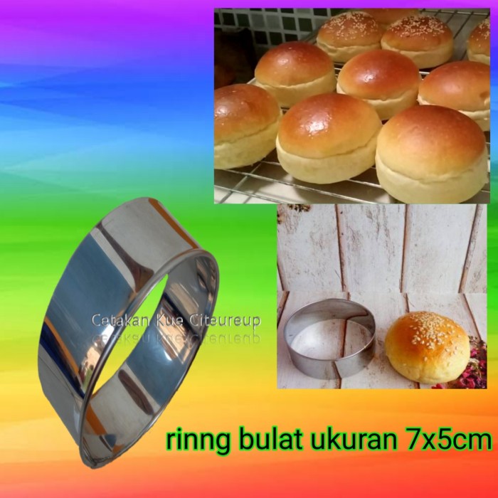 Burger Mold/Bread Mold/Ring Cutter round pattern 7x5cm Contains 12pcs ...