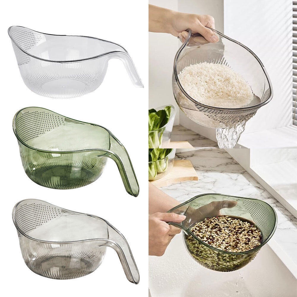 [NEW]Food Grade Plastic Rice Beans Peas Washing Filter Strainer Basket ...