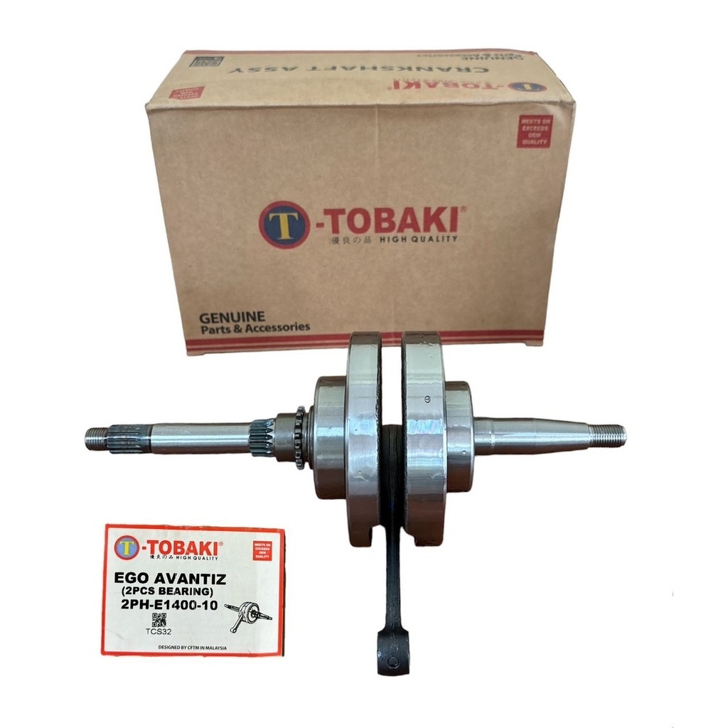 Tobaki Yamaha Ego Avantiz (2Pcs Bearing) Standard Crank Shaft