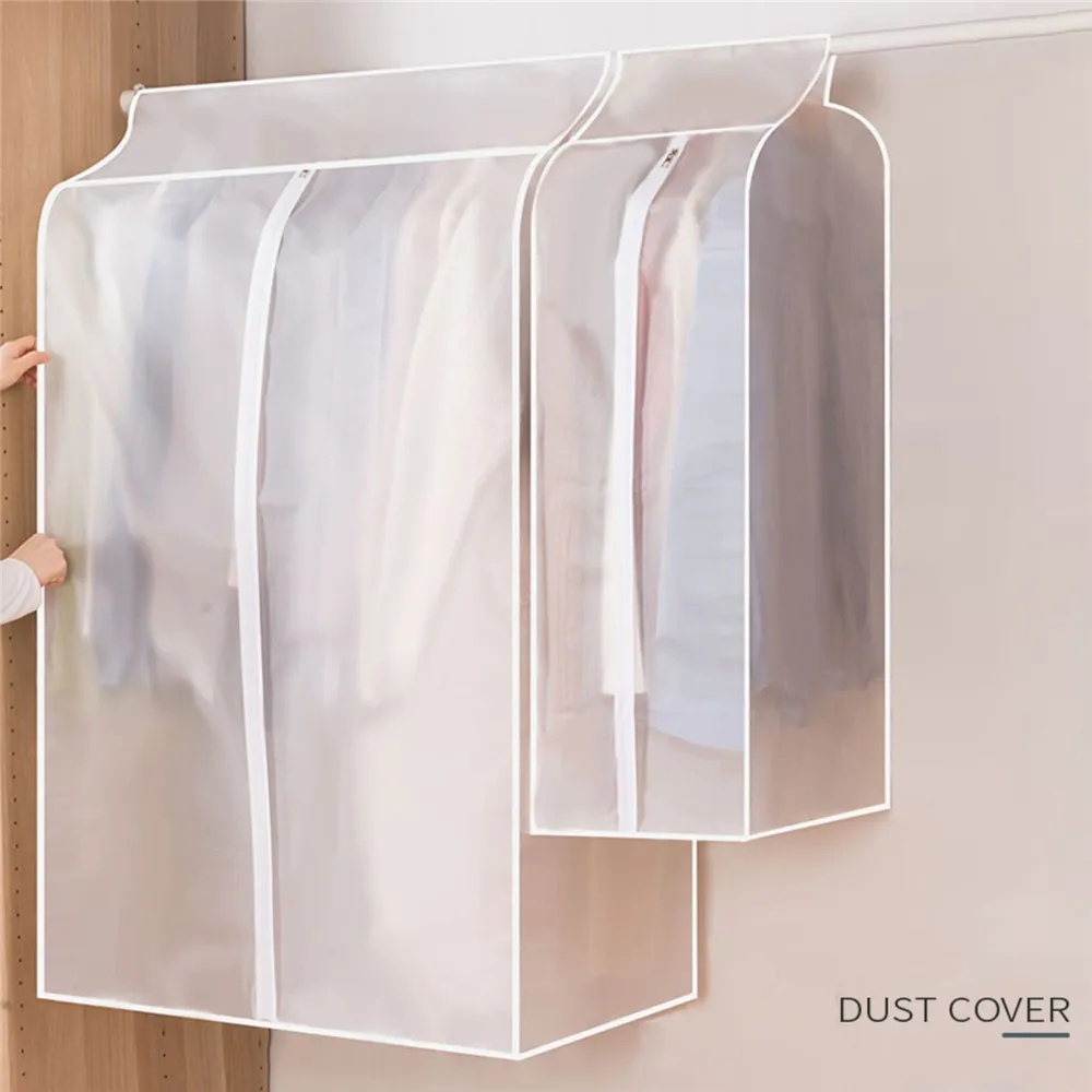 Wardrobe Clothes Dust Cover Dust Bag Wardrobe Hanging Organizer Suit ...
