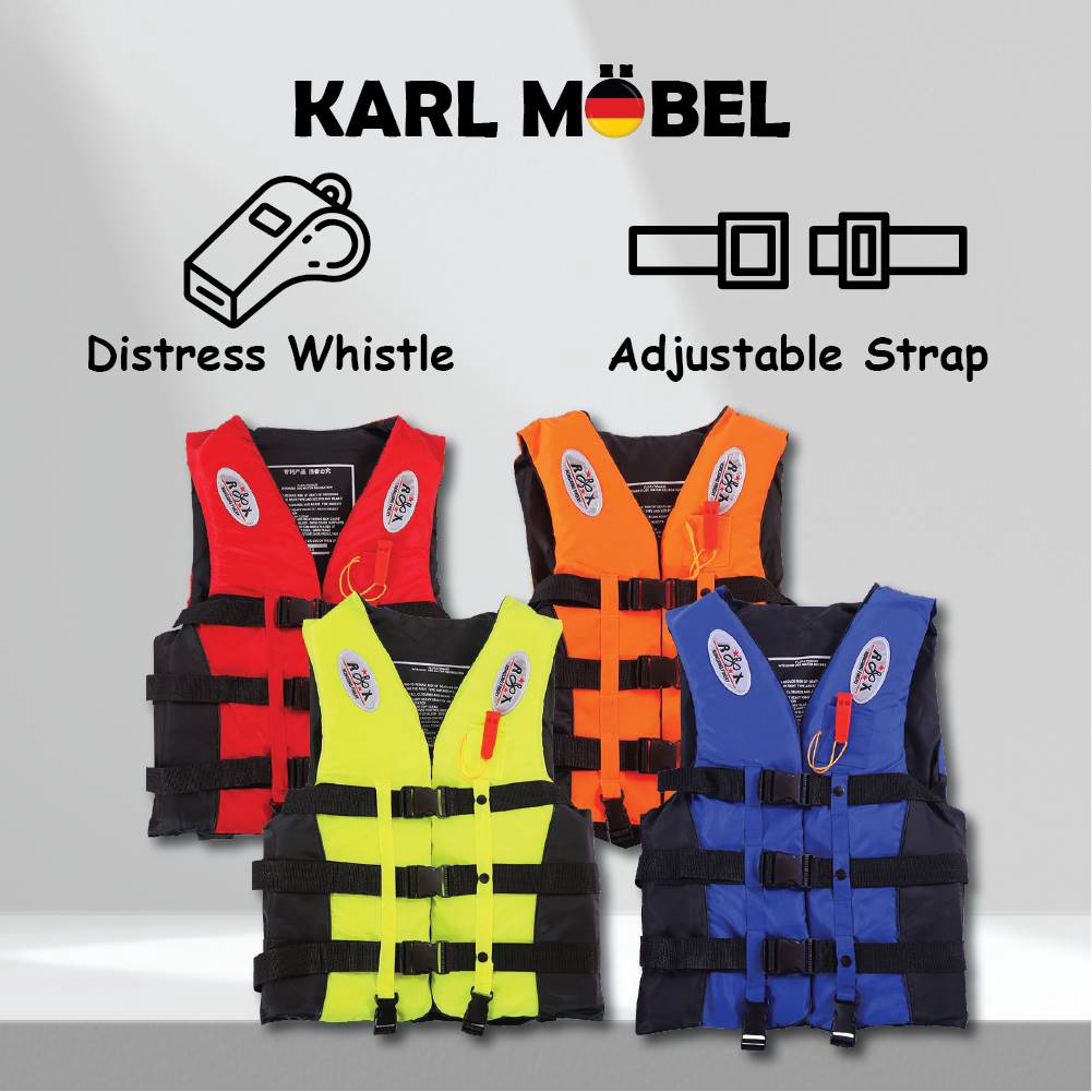 Life Jacket Vest Adults Kids Marine Safety Life Jacket For Outdoor ...
