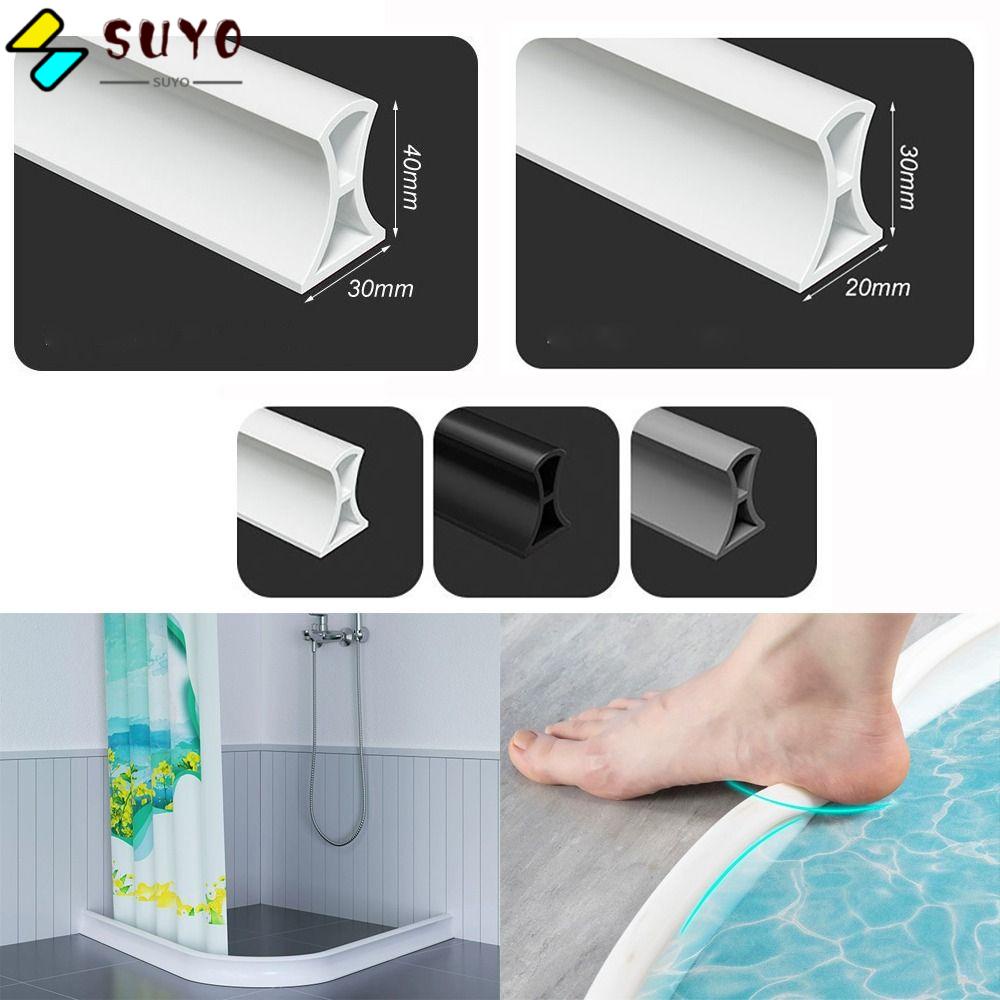 SUYO Shower Water Barrier, Flexible Bendable Water Retaining Strip