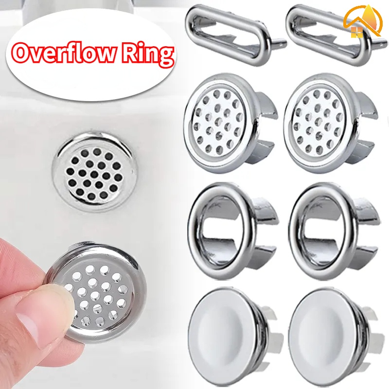 Faucet Sink Overflow Cover Wash Basin Overflow Rings/Bath Sink Hollow ...