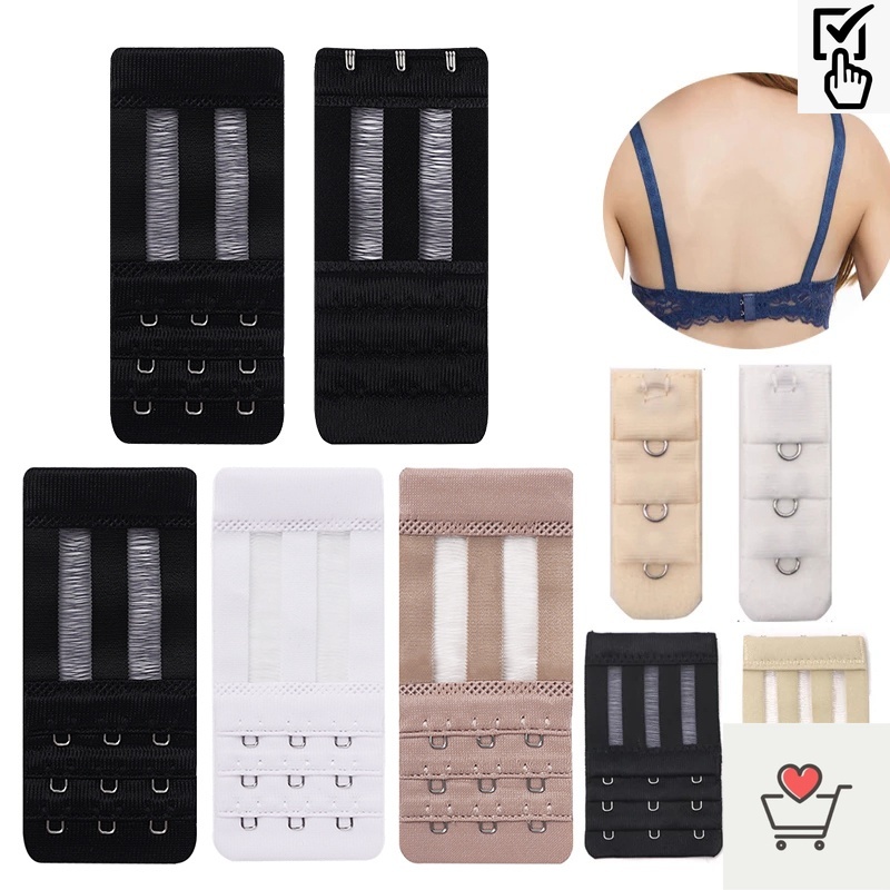 MBR Women Bra Extension Strap/ Adjustable Belt Buckle Nylon Stretch Bra