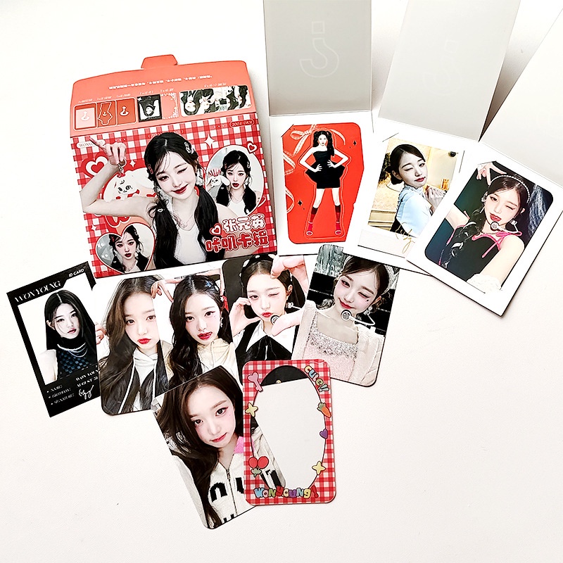 WONYOUNG IVE Kaji Card Collection Laser Hologram Transparent Lomo Cards