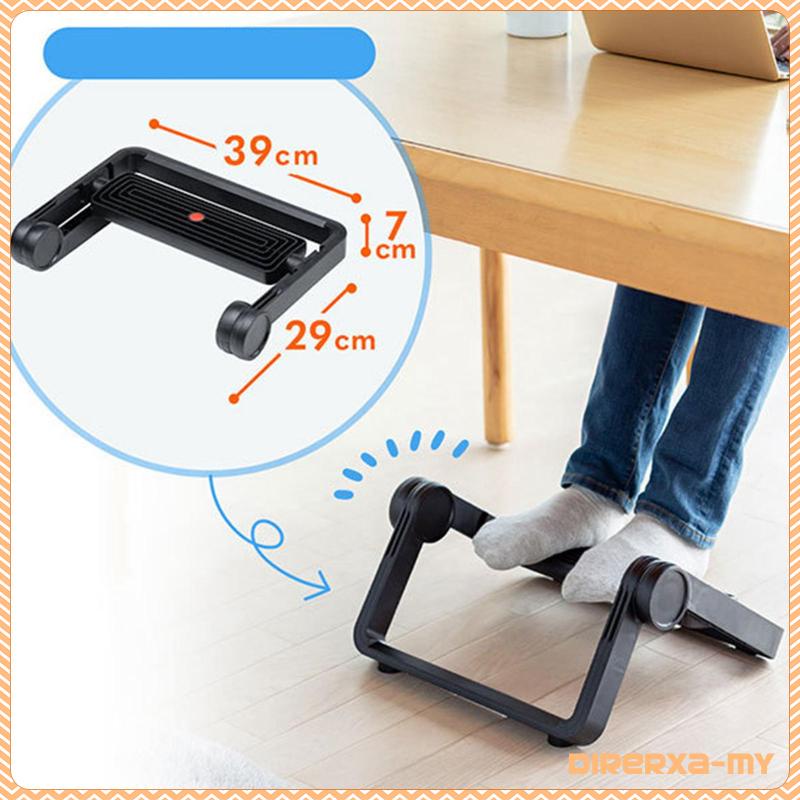 [DirerxaMY] Foot Rest under Desk Foot Stool Foldable Practical Portable