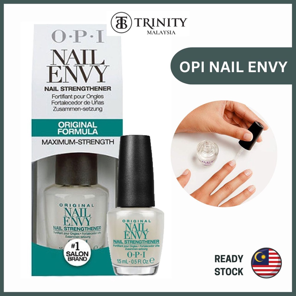 OPI Nail Envy Nail Strengthener Original 15ml NTT80 OPI护甲油 底油 Nail Care Nail Treatment Weak Nail