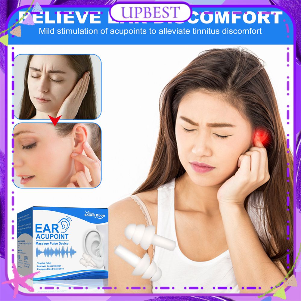 South Moon 1 Pair Ear Acupoint Massage Pluse Device Reduce Ear