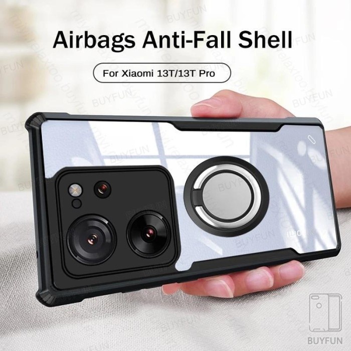 Original Casing Case Xiaomi 13T Ring Standing BLADE Transparent CLEAR ...