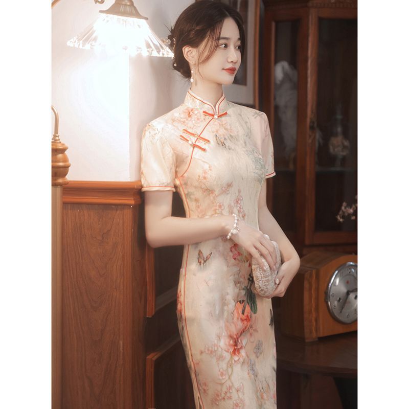 Plain cheongsam clearance