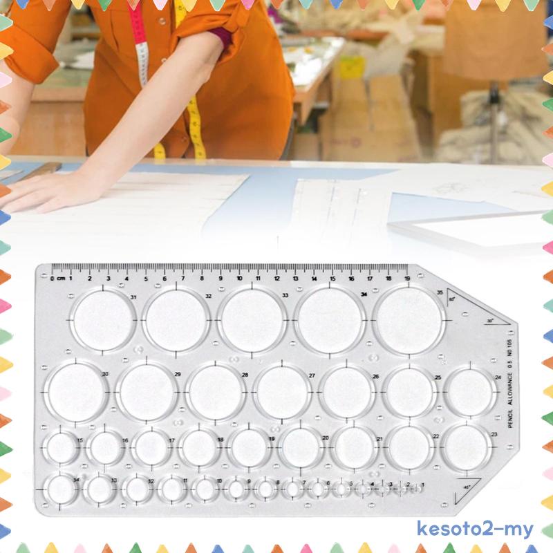 [Kesoto2] Architectural Template Painting Drafting Ruler for School ...