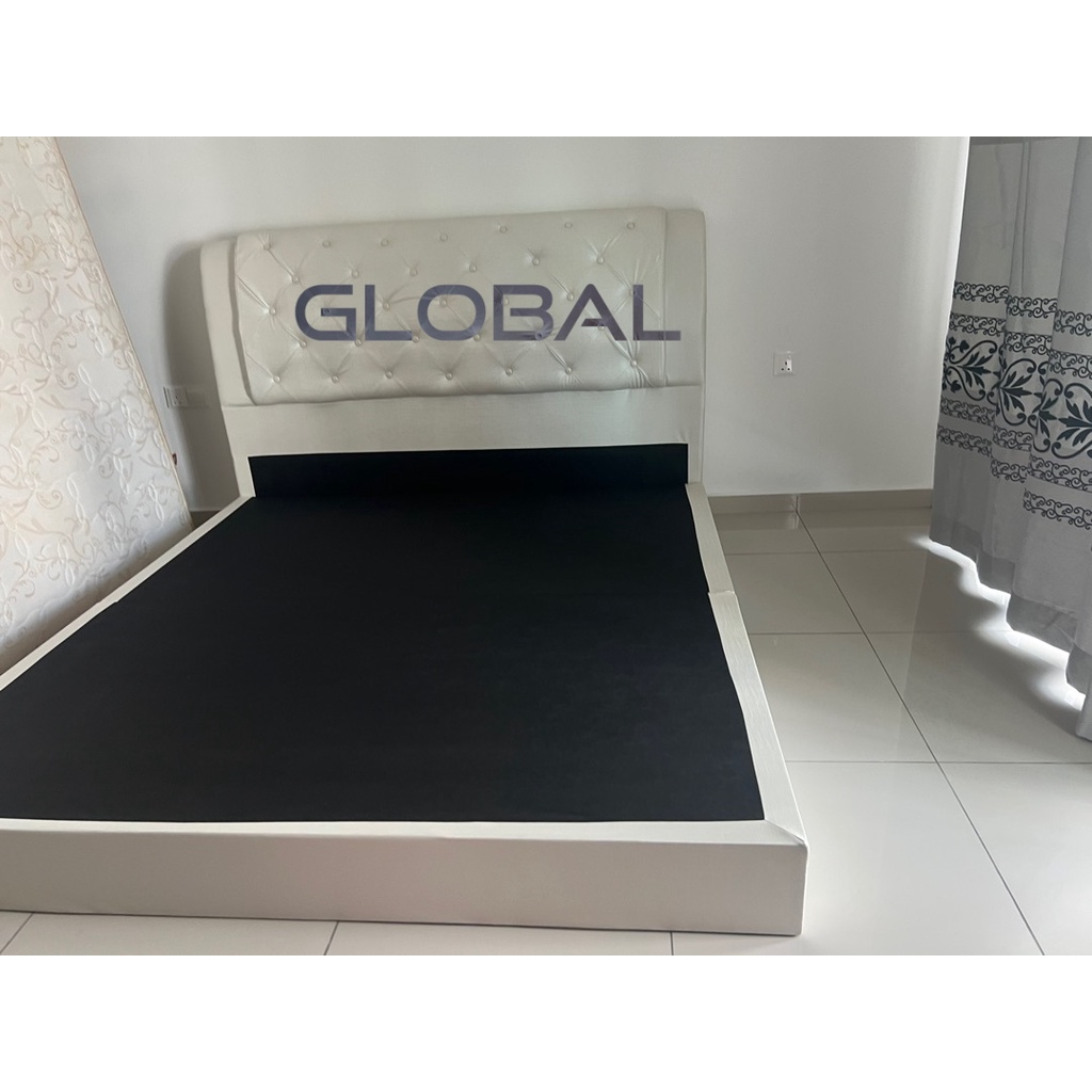 Harga Kilang Katil Kulit PVC Divan Katil Single / Super Single / Queen ...