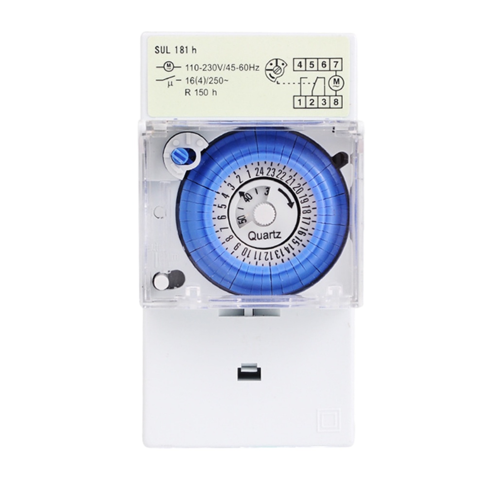 SUL181H Mechanical Timer 24 hours Time Switch Relay 230V 16A Electrical ...