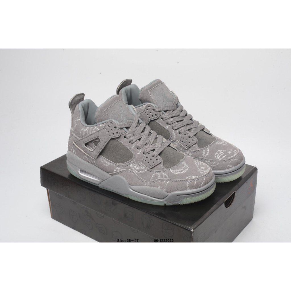 KAWS x Air Jordan 4 Retro 'Cool Grey' 930155-003 | Shopee Malaysia