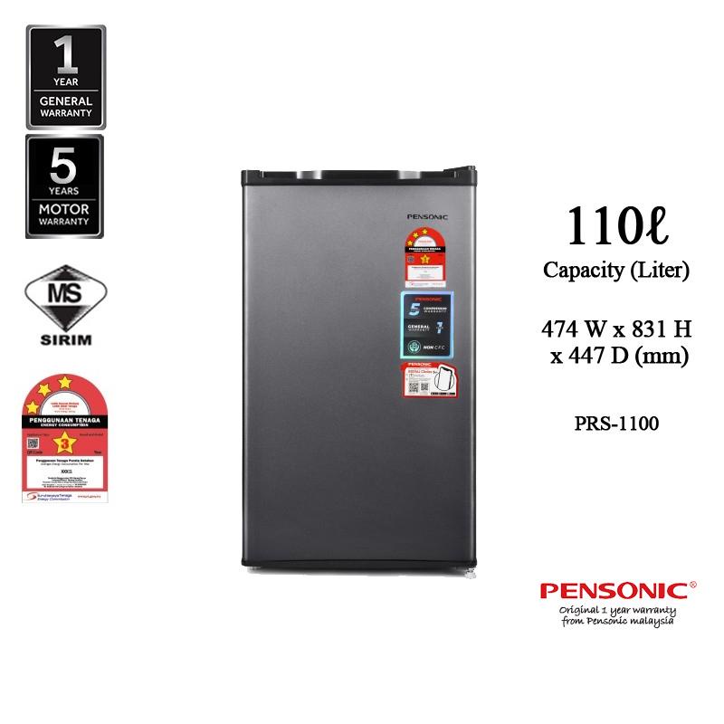 Pensonic 110L Mini Bar Refrigerator 1 Door/Peti Ais 1 Pintu (PRS1100
