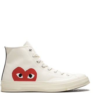 Comme des garcons play x converse chuck hot sale taylor 197s hi beige