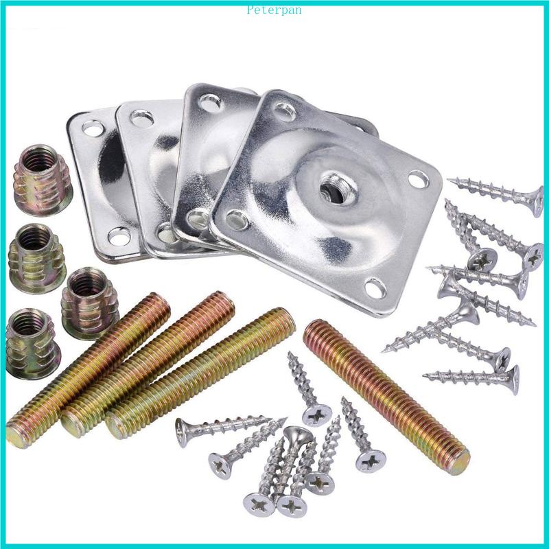 RPAN Slope Table Feet Fixing Plate 4 Angled Sofa Legs Mounting Bracket ...
