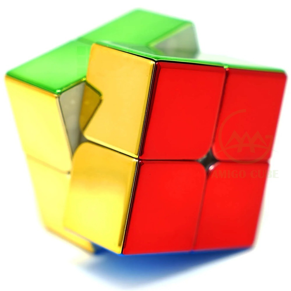 Cyclone Boys Plating Type Metallic 2x2 Speed Cube Magnetic 2x2x2 Magic ...
