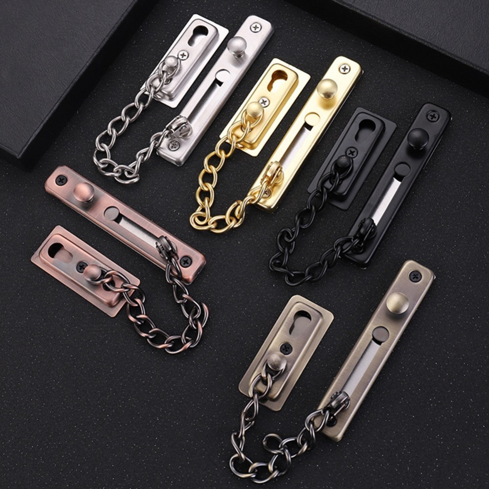 Windfall Door Chain Lock Heavy Duty Chain Door Lock As Secondary Door Chain Guard For Security - View #6