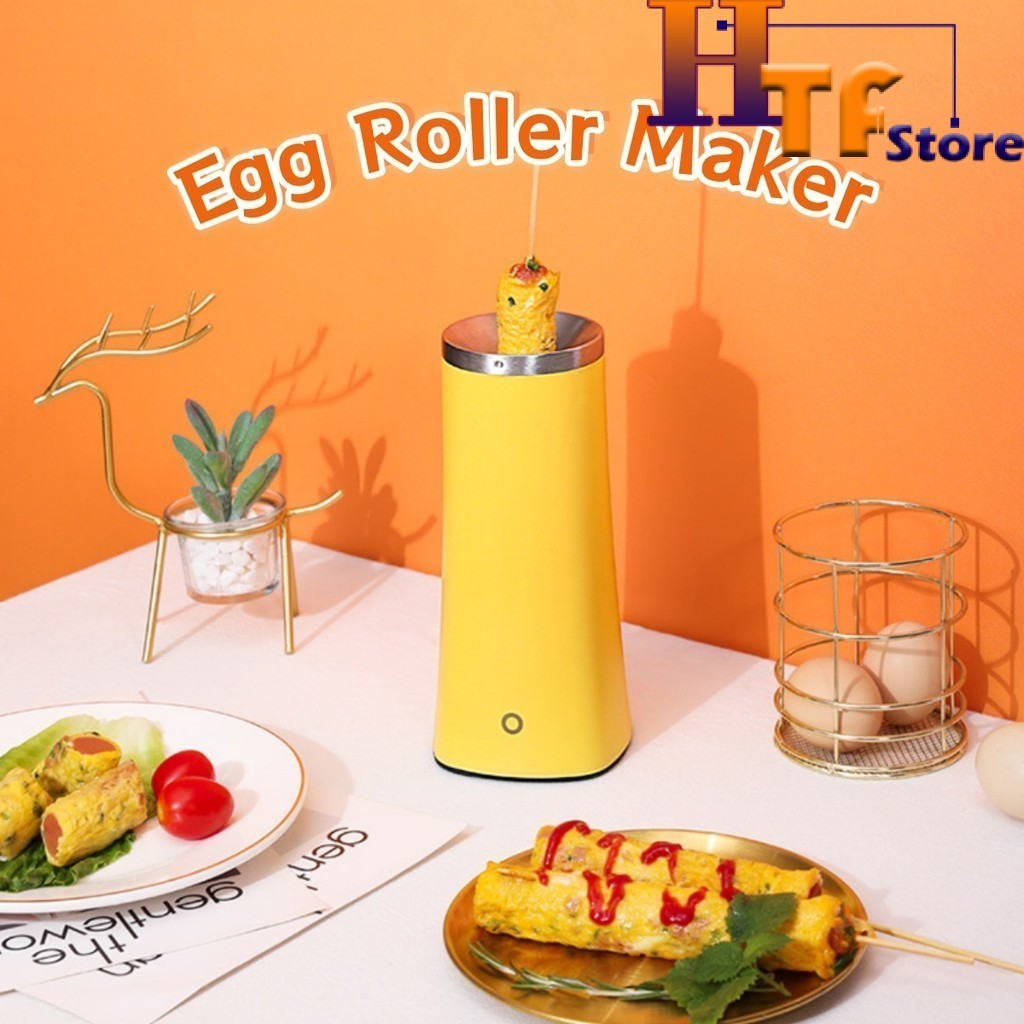 Auto Rinse Up Egg Roller Maker DIY Automatic Electric Egg Cooker ...