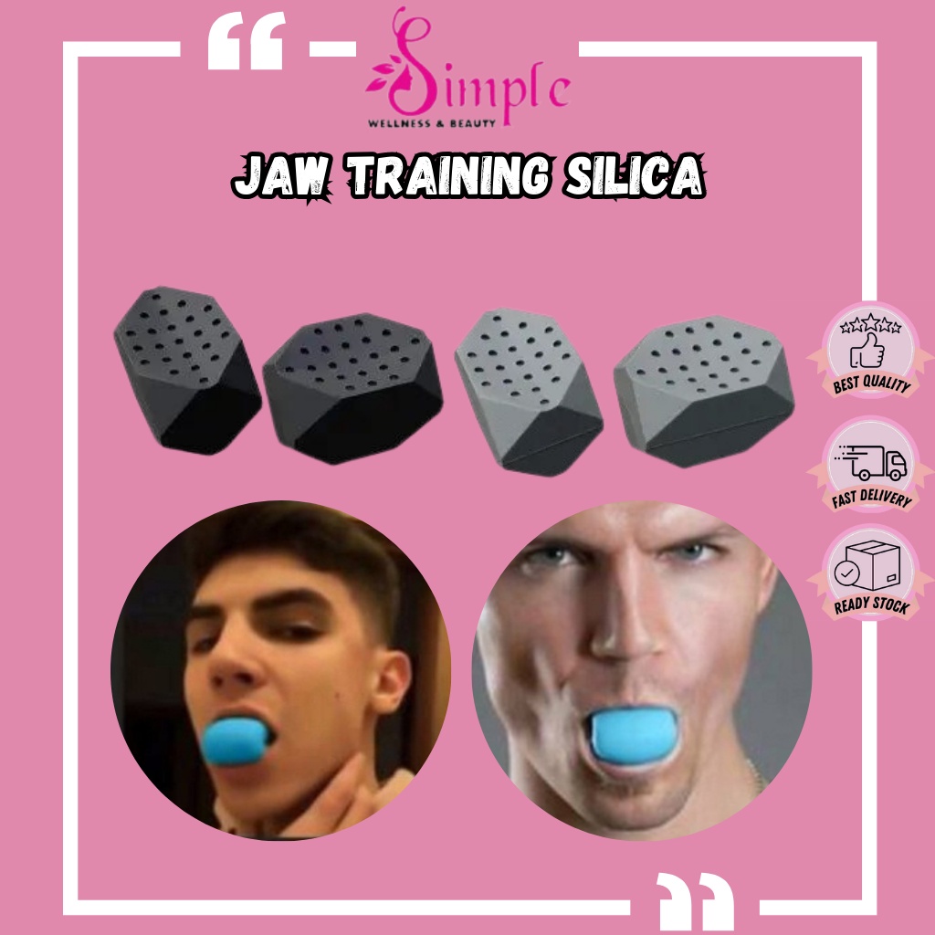 Jaw Training Silica Chew Muscle Fitness Ball jawline exerciser jaw ball